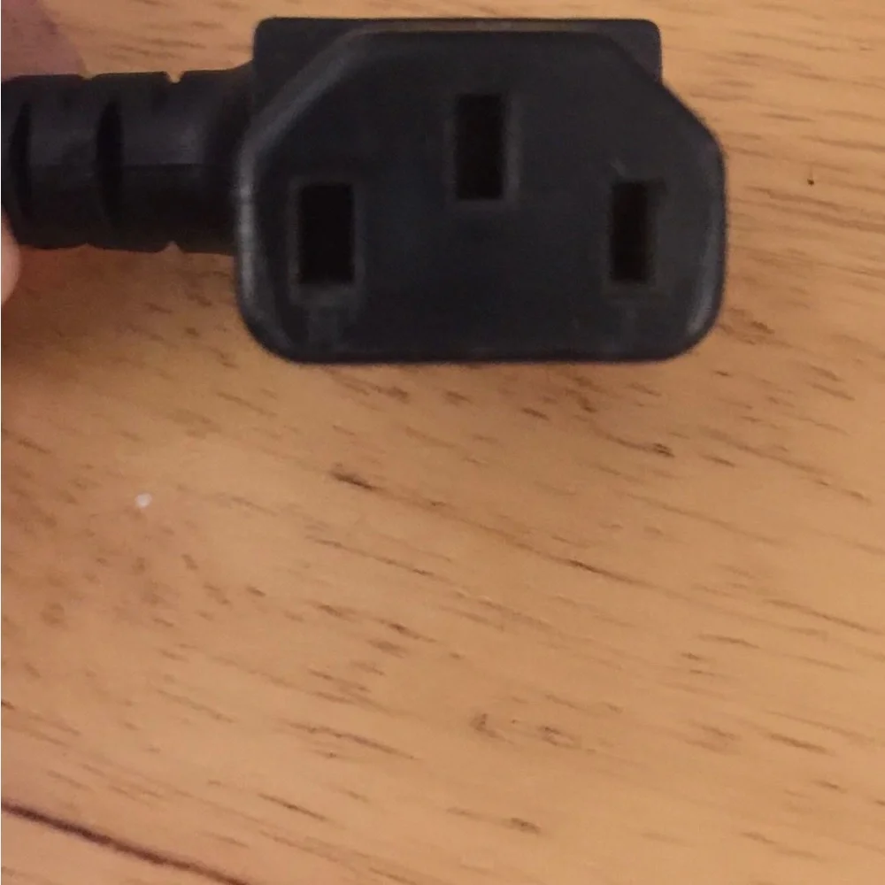 ISHENG 3-Prong Right Angle Power Cord